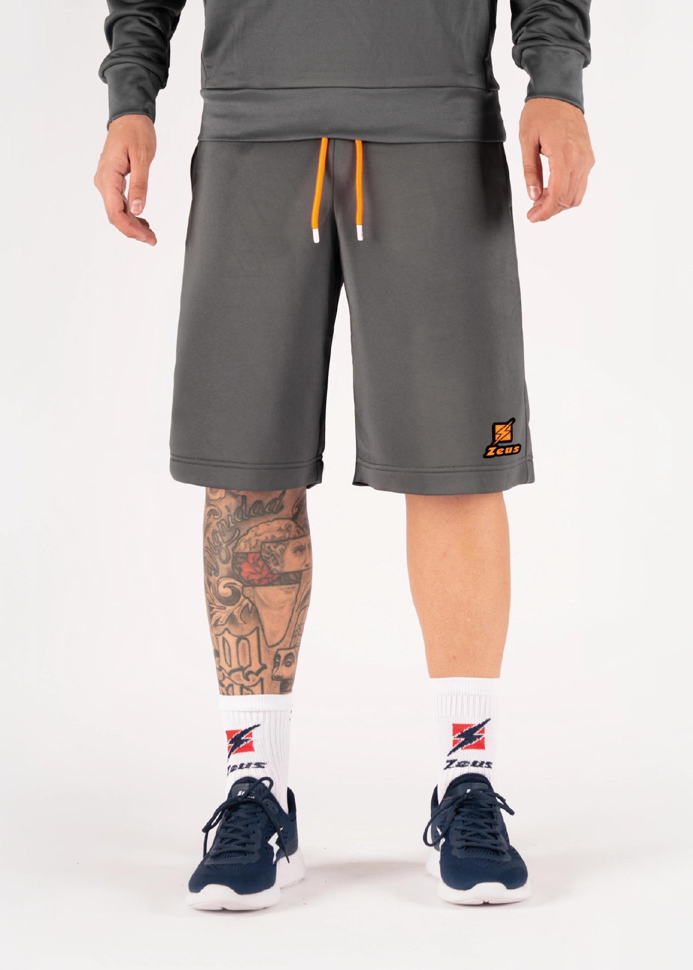 DARK GREY/FLUO ORANGE